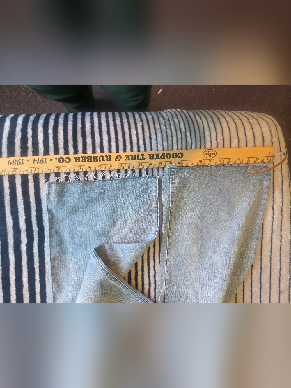 Judy Blue 22W Faded Raw Hem High Waist Blue Jeans - Picture 5 of 14
